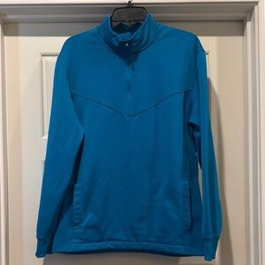 Nike Golf Men's Blue Quarter-Zip Pullover